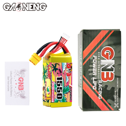 GAONENG GNB 4S 14.8V 1550mAh 140C XT60 LiPo Battery