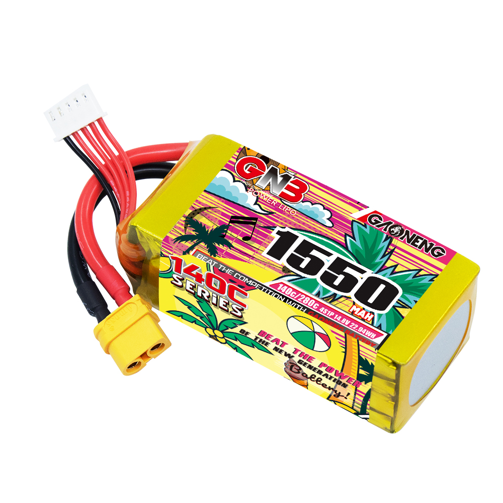 GAONENG GNB 4S 14.8V 1550mAh 140C XT60 LiPo Battery
