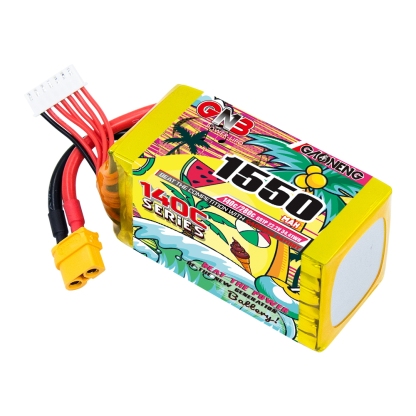 GAONENG GNB 6S 22.2V 1550mAh 140C XT60 LiPo Battery