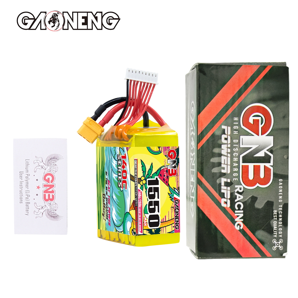 GAONENG GNB 8S 29.6V 1550mAh 140C XT60 LiPo Battery