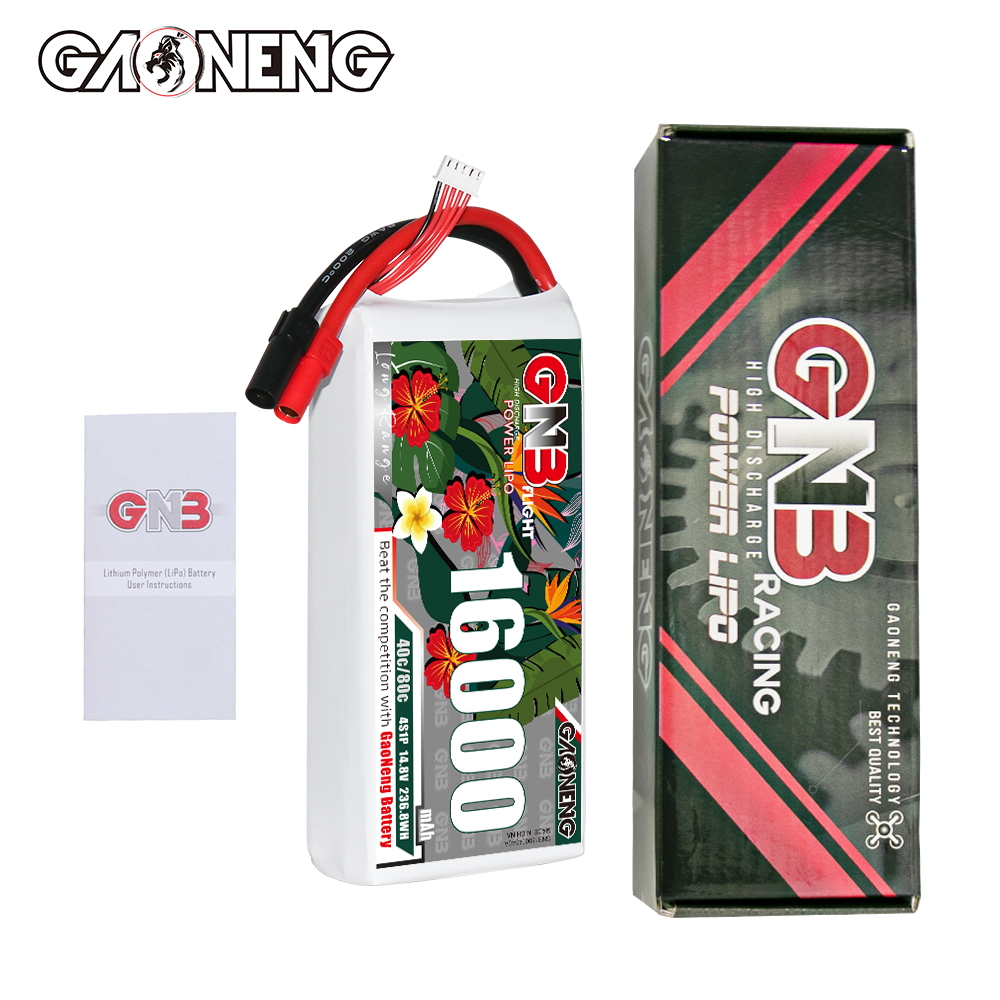 GAONENG GNB 4S1P 14.8V 16000mAh 40C RC LiPo Battery XT150