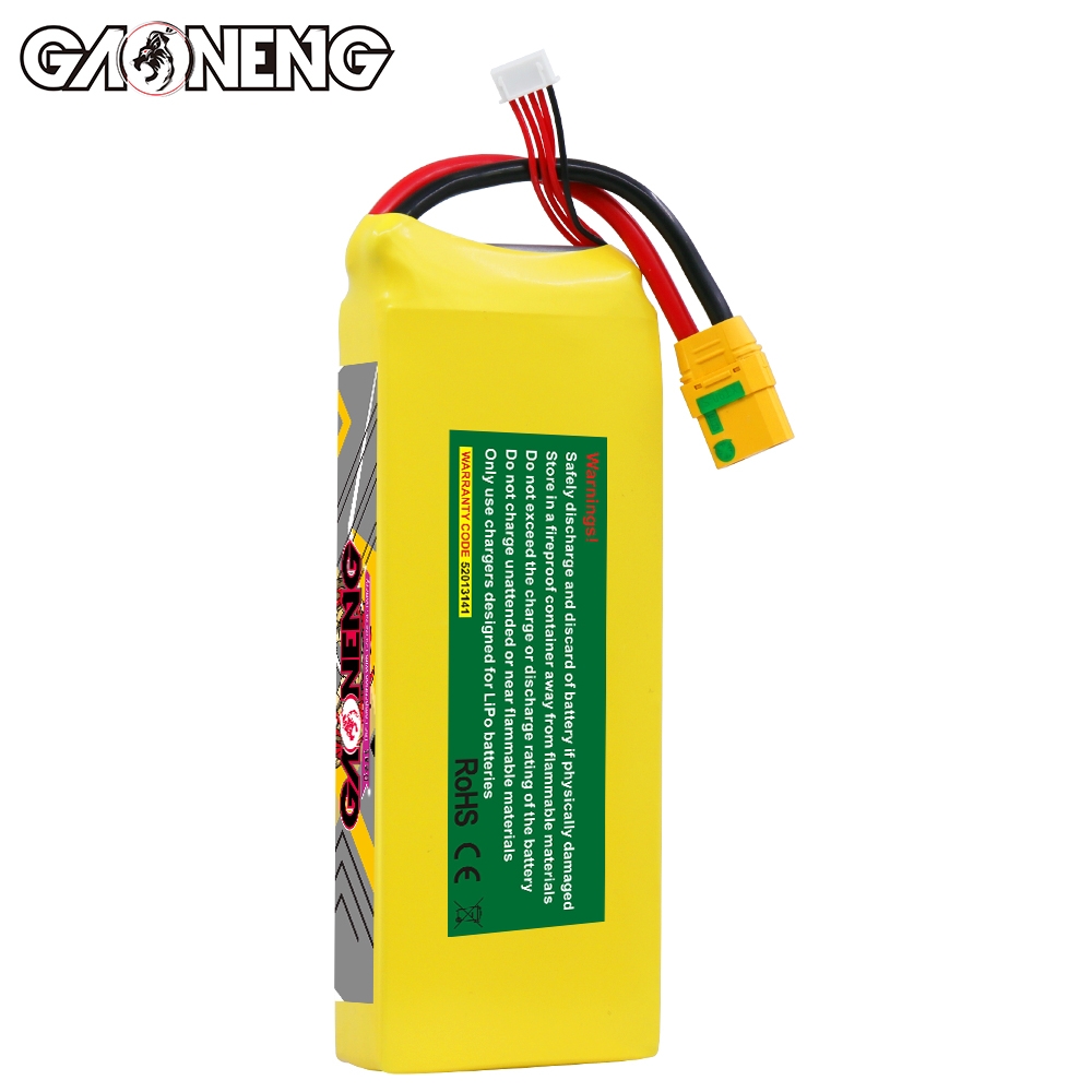 GAONENG GNB 16000mah 4S 14.8V 5C XT90S Semi Solid State Li-ion Battery 350WH/kg