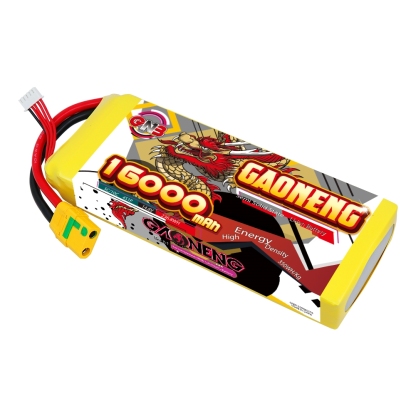 GAONENG GNB 16000mah 4S 14.8V 5C XT90S Semi Solid State Li-ion Battery 350WH/kg