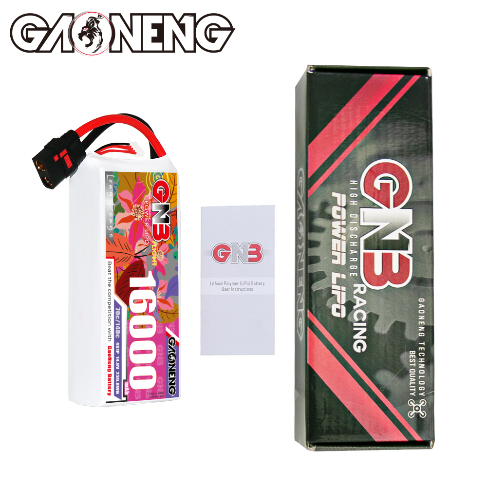 GAONENG GNB 4S1P 14.8V 16000mAh 70C RC LiPo Battery QS8