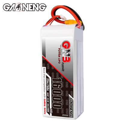 GAONENG GNB 6S1P 22.2V 16000mAh 25C RC LiPo Battery XT90S Anti-Spark