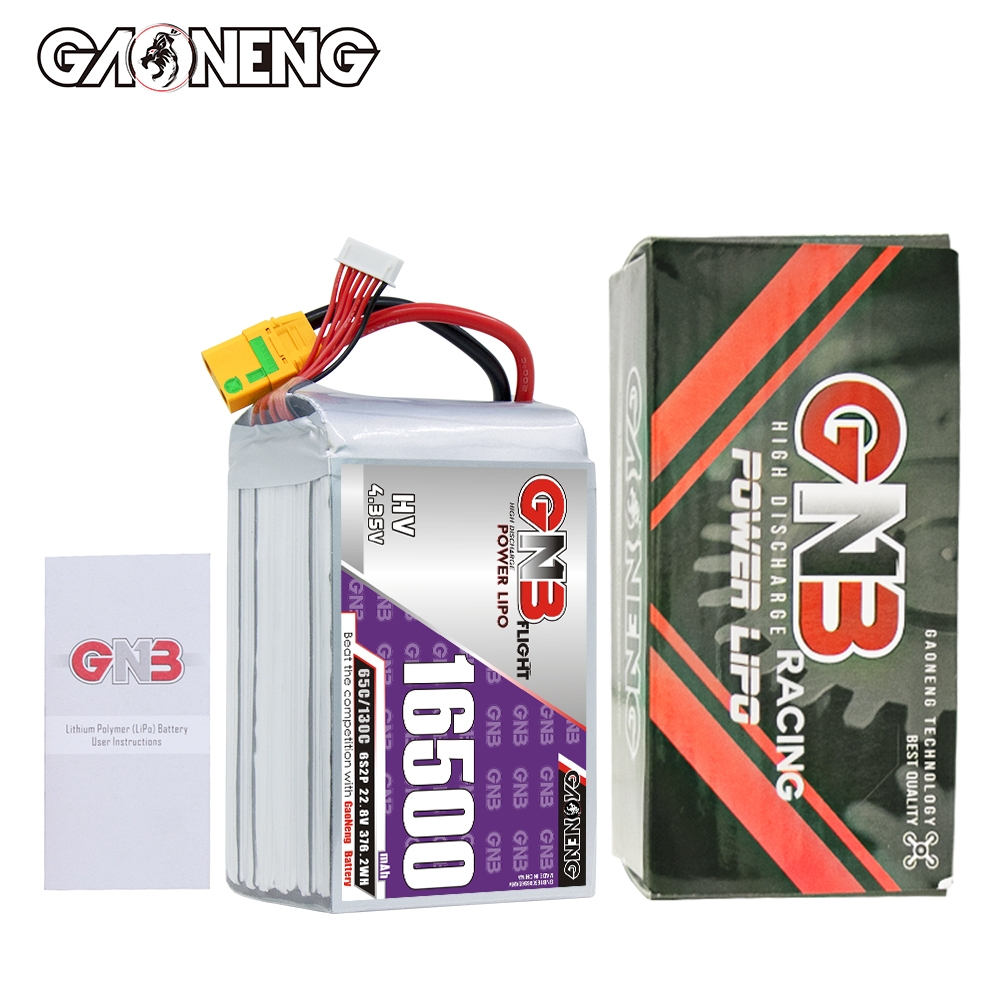 GAONENG GNB HV 6S 22.8V 16500mah 65C XT90S LiPo Battery