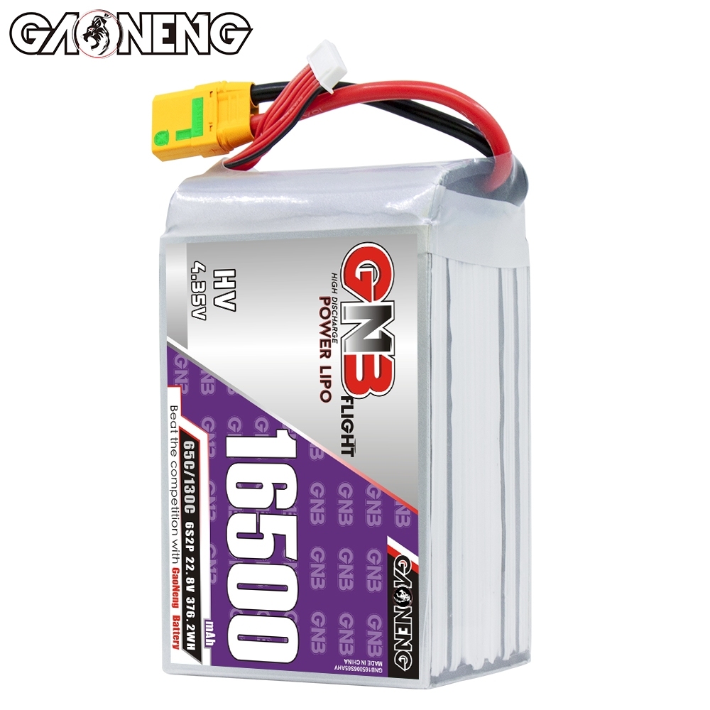 GAONENG GNB HV 6S 22.8V 16500mah 65C XT90S LiPo Battery