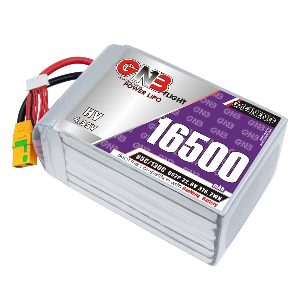 GAONENG GNB HV 6S 22.8V 16500mah 65C XT90S LiPo Battery