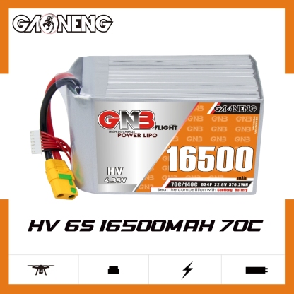 GAONENG GNB 6S 22.8V HV 16500mah 70C RC LiPo Battery XT90S