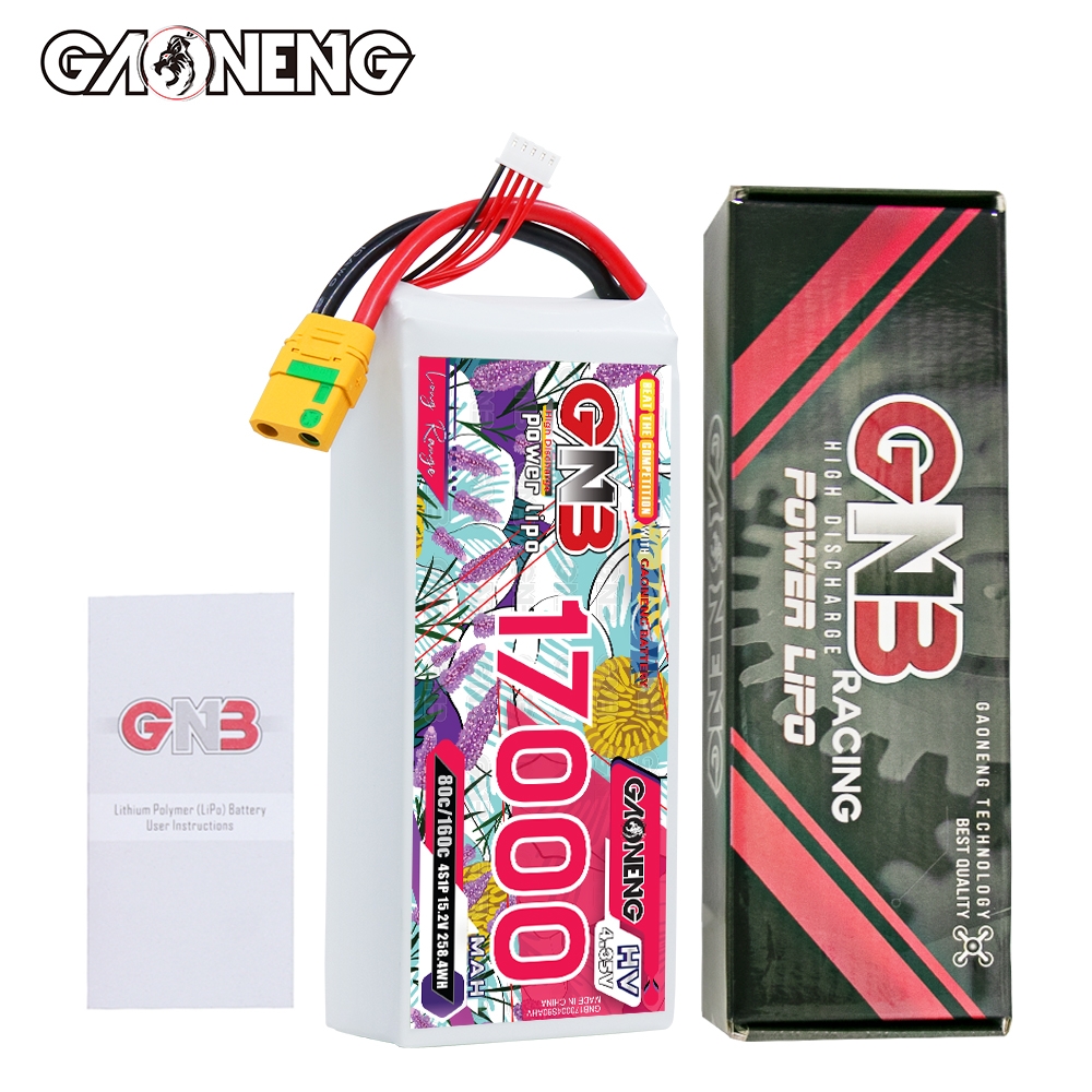 GAONENG GNB 4S 15.2V HV 17000mAh 80C RC LiPo Battery XT90S