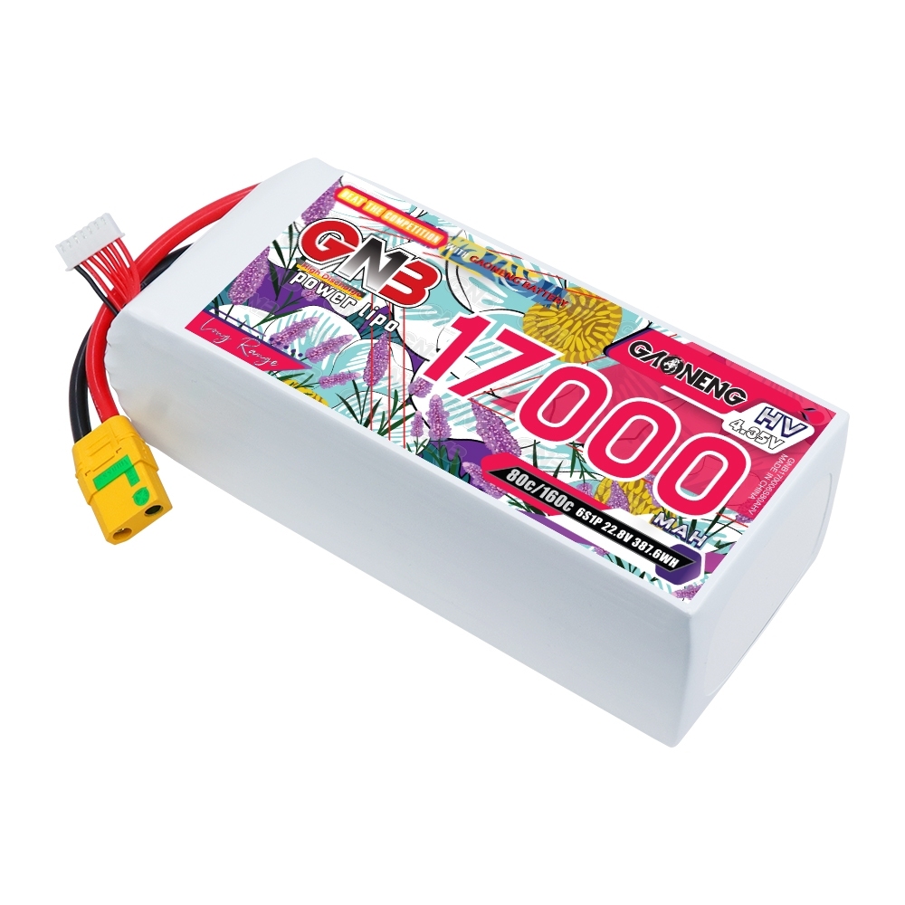 GAONENG GNB 6S 22.8V HV 17000mAh 80C RC LiPo Battery XT90S
