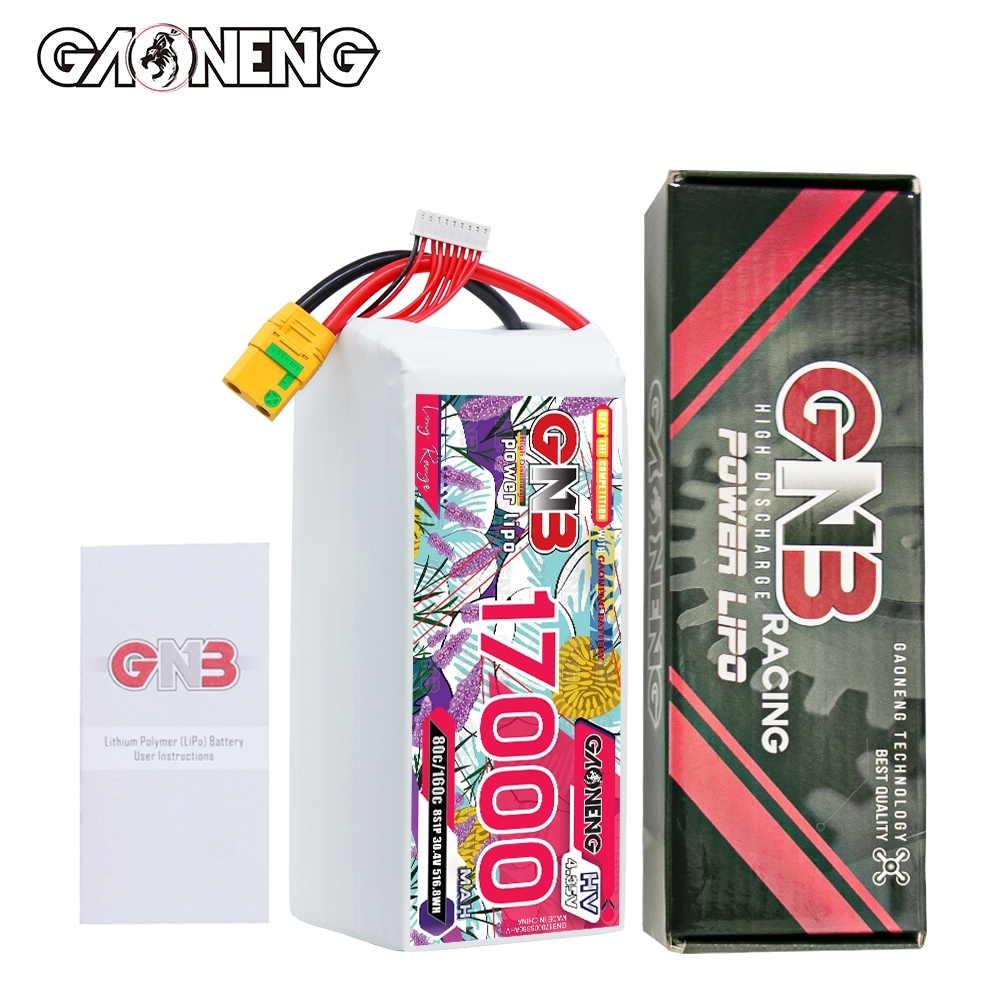 GAONENG GNB 8S1P 30.4V HV 17000mAh 80C LiPo Battery XT90S