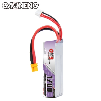 GAONENG GNB LiHV 2S2P 7.6V 1700mAh 60C XT30 LiPo Battery Long Range
