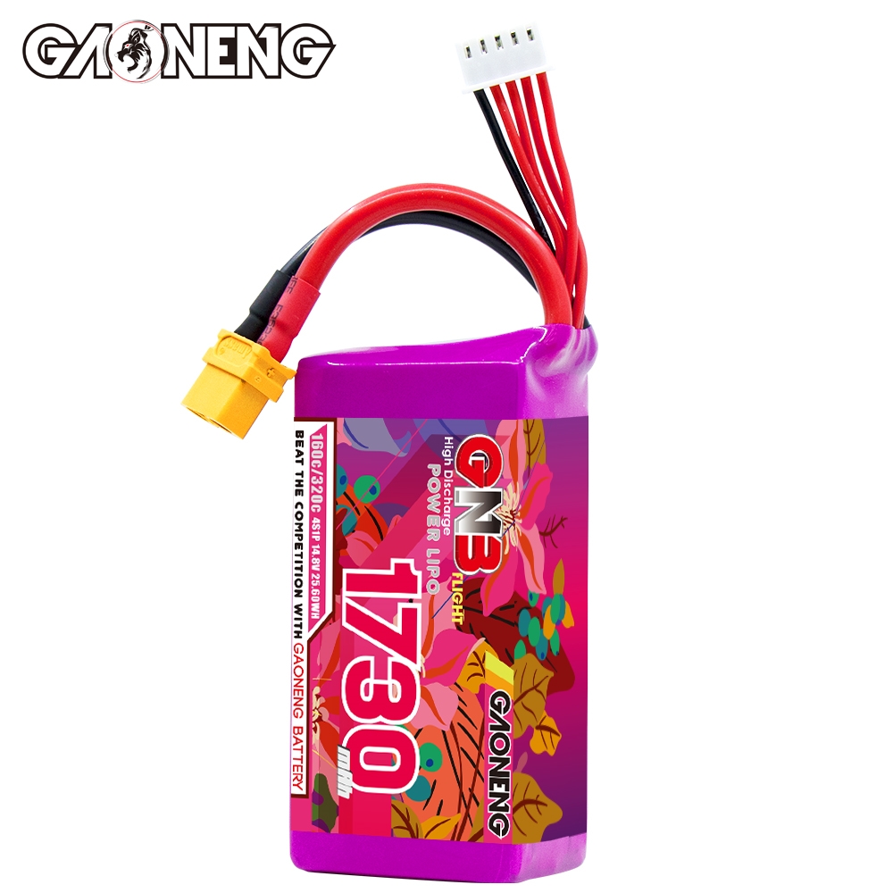 GAONENG GNB 4S 14.8V 1730mAh 160C XT60 LiPo Battery