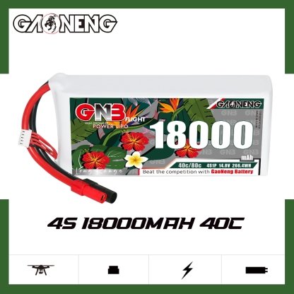 GAONENG GNB 4S1P 14.8V 18000mAh 40C RC LiPo Battery XT150