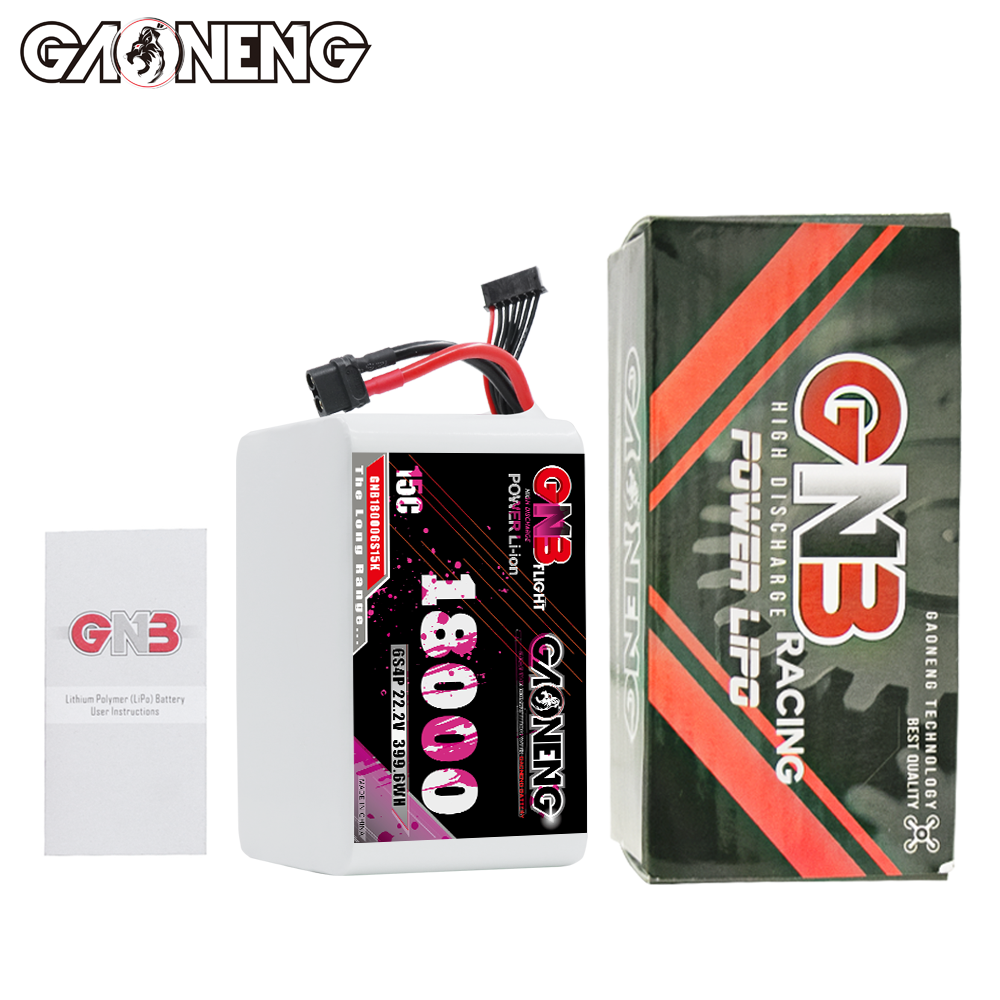 GAONENG GNB 6S4P 22.2V 18000mAh 15C XT60 Li-ion Battery 