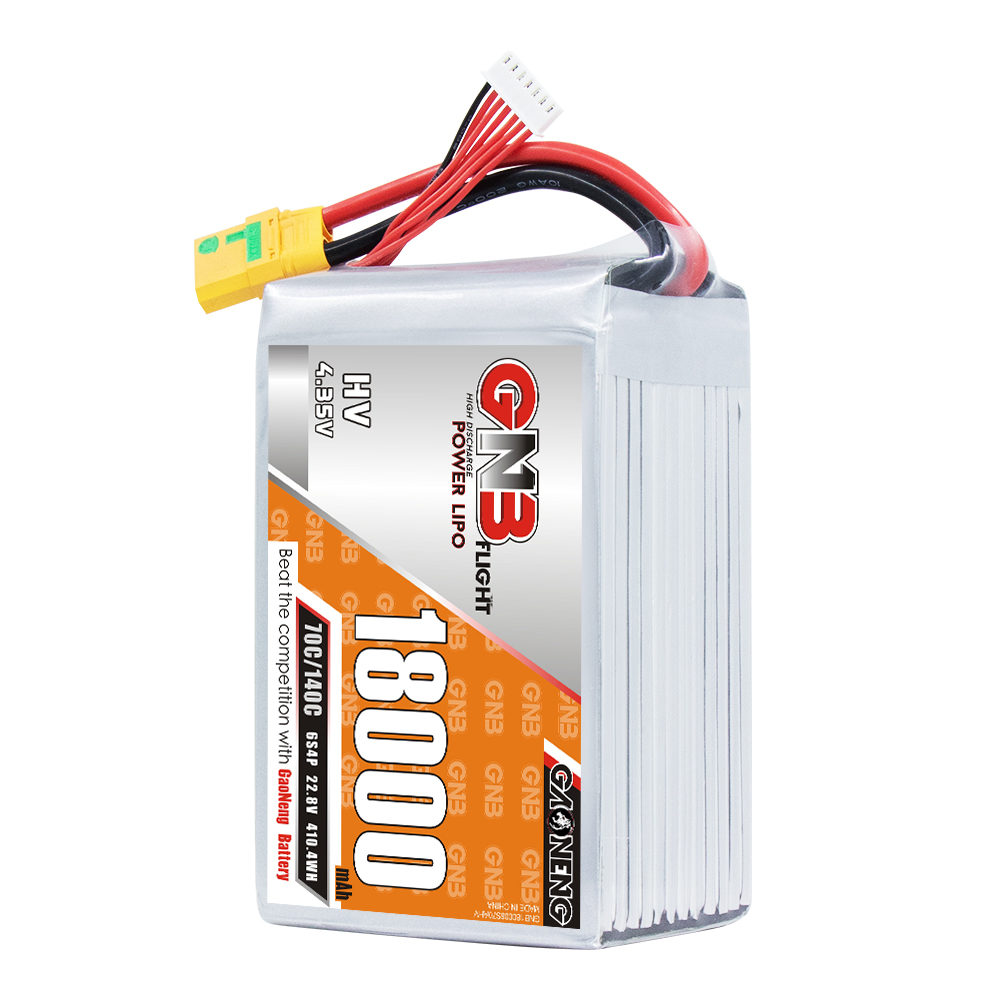 GAONENG GNB 6S 22.8V HV 18000mAh 70C RC LiPo Battery XT90S