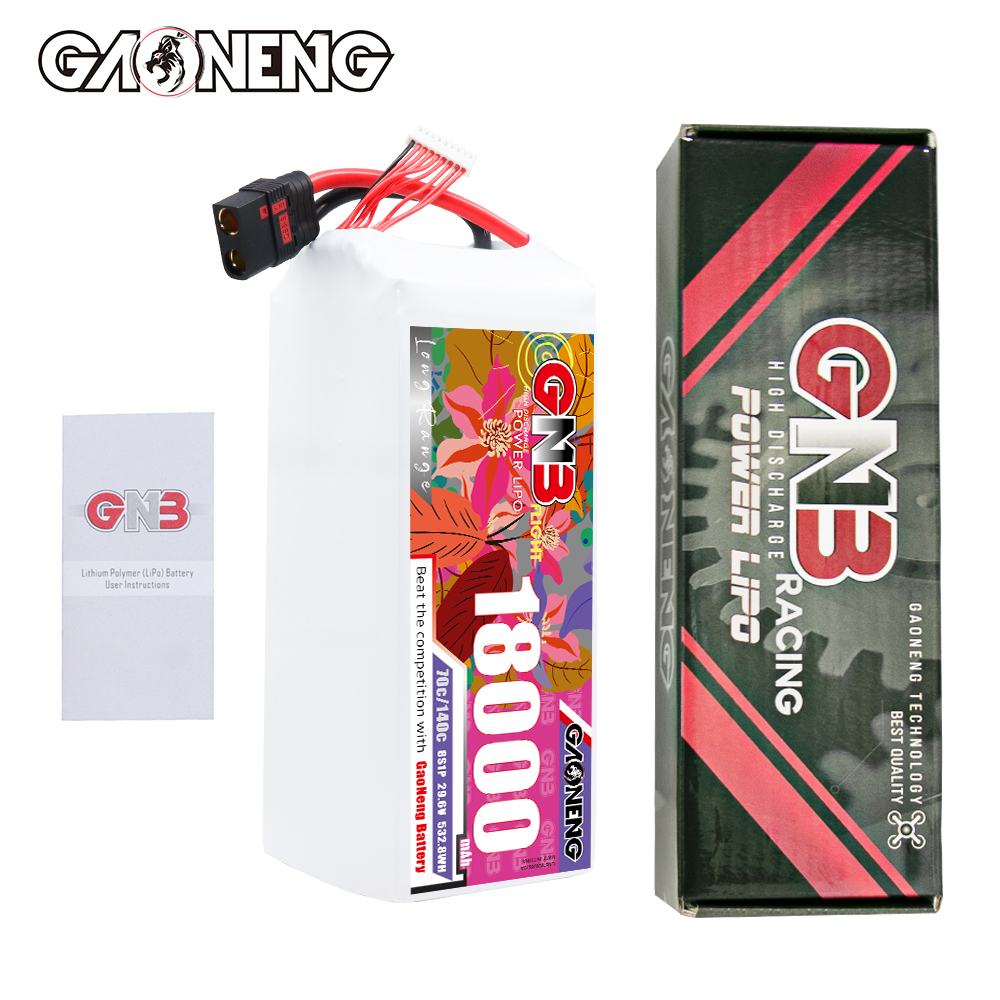 GAONENG GNB 8S1P 22.2V 18000mAh 70C RC LiPo Battery QS8