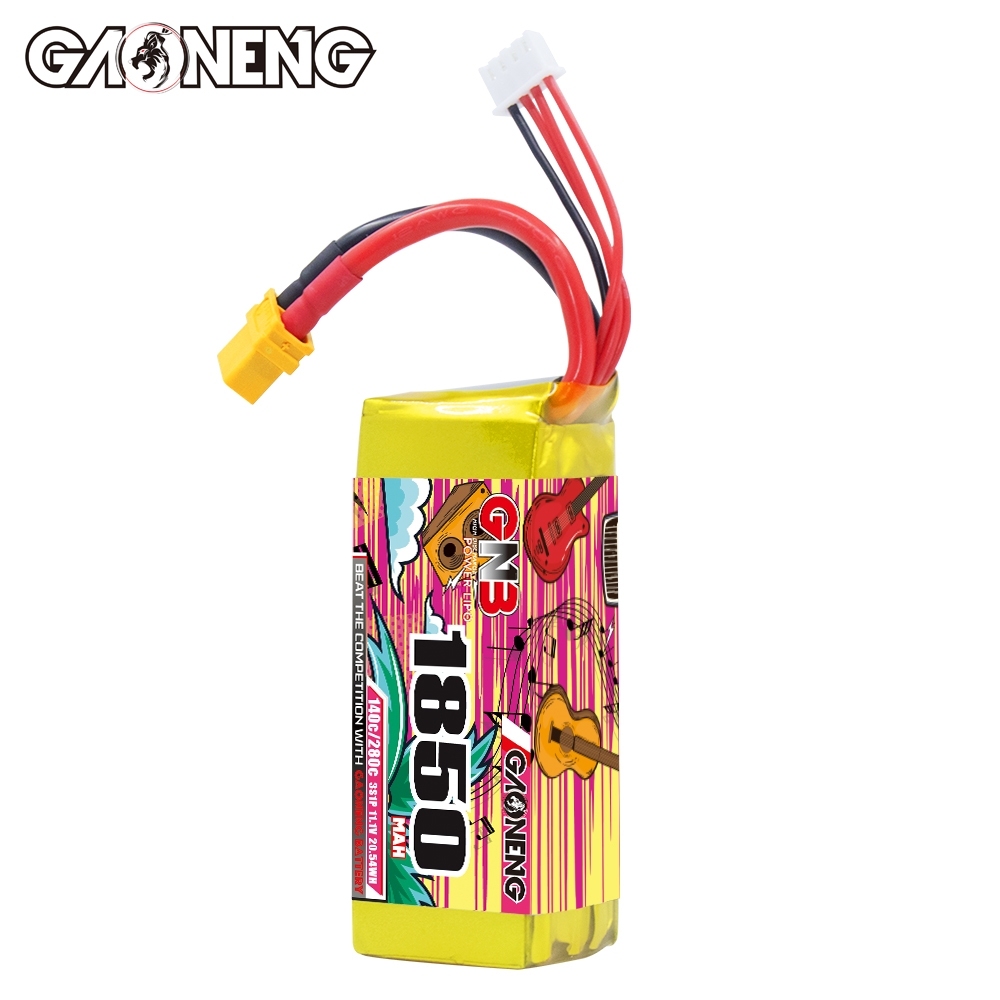 GAONENG GNB 3S 11.1V 1850mAh 140C XT60 LiPo Battery