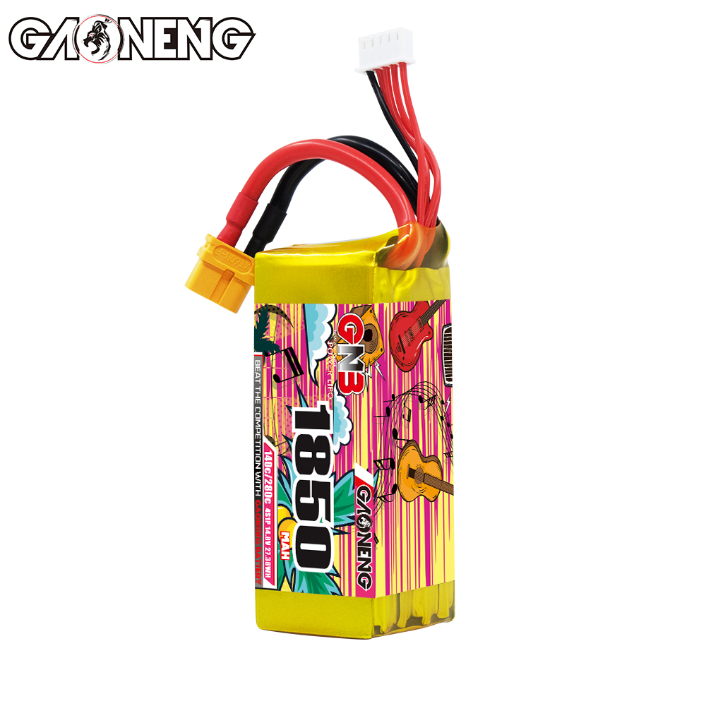 GAONENG GNB 4S 14.8V 1850mAh 140C XT60 LiPo Battery