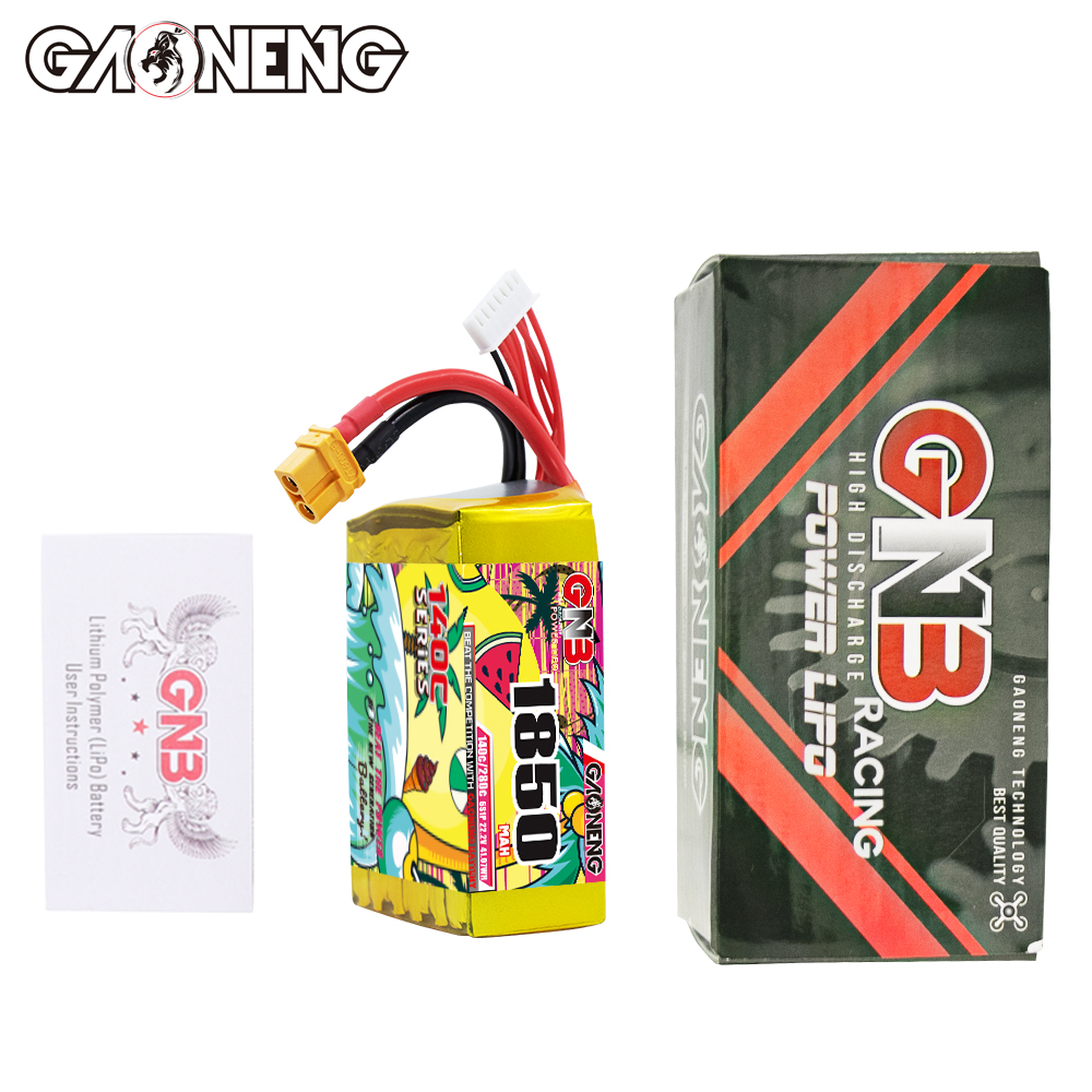 GAONENG GNB 6S 22.2V 1850mAh 140C XT60 LiPo Battery