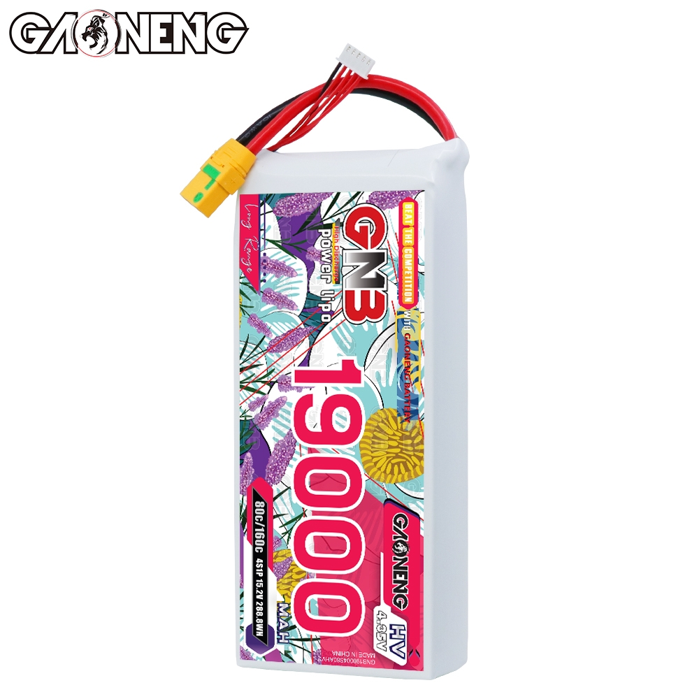GAONENG GNB 4S 15.2V HV 19000mAh 80C RC LiPo Battery XT90S