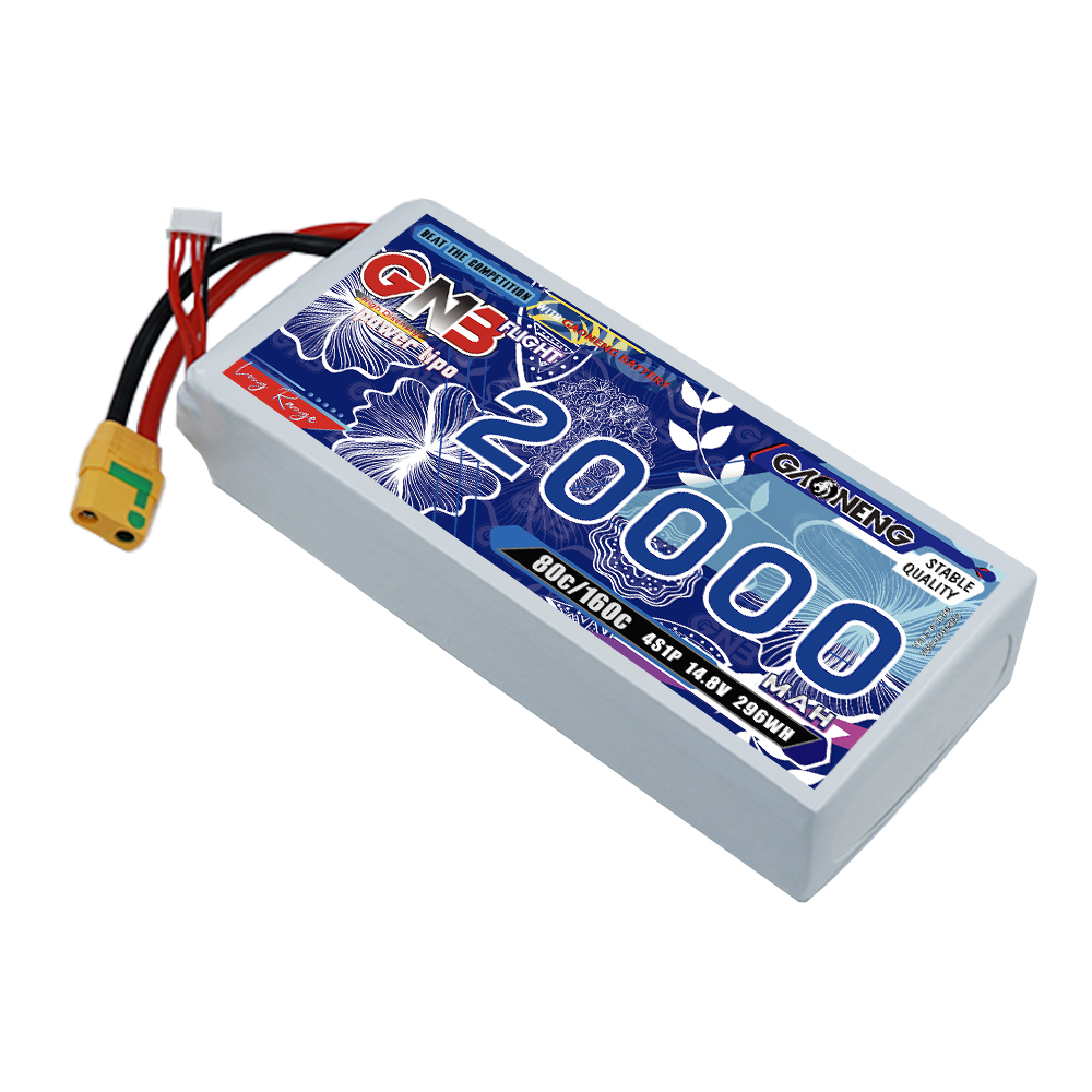 GAONENG GNB 4S1P 14.8V 20000mAh 80C RC LiPo Battery XT90S