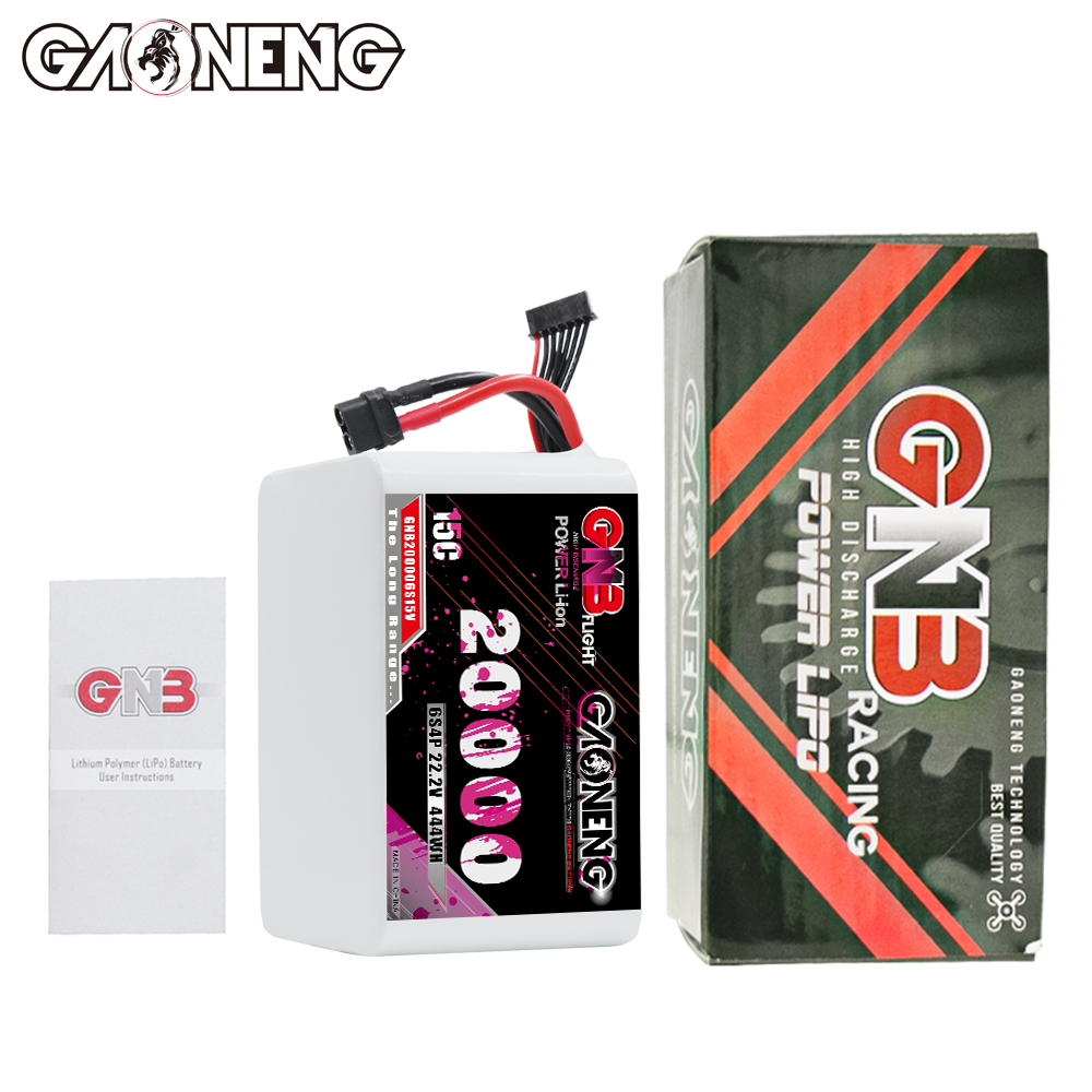 GAONENG GNB 6S4P 22.2V 20000mAh 15C XT60 Li-ion Battery 