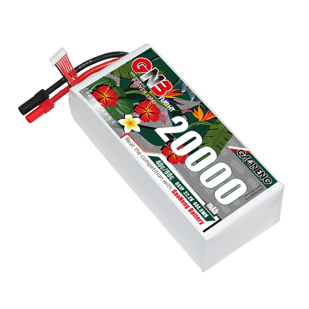 GAONENG GNB 6S1P 22.2V 20000mAh 40C RC LiPo Battery XT150