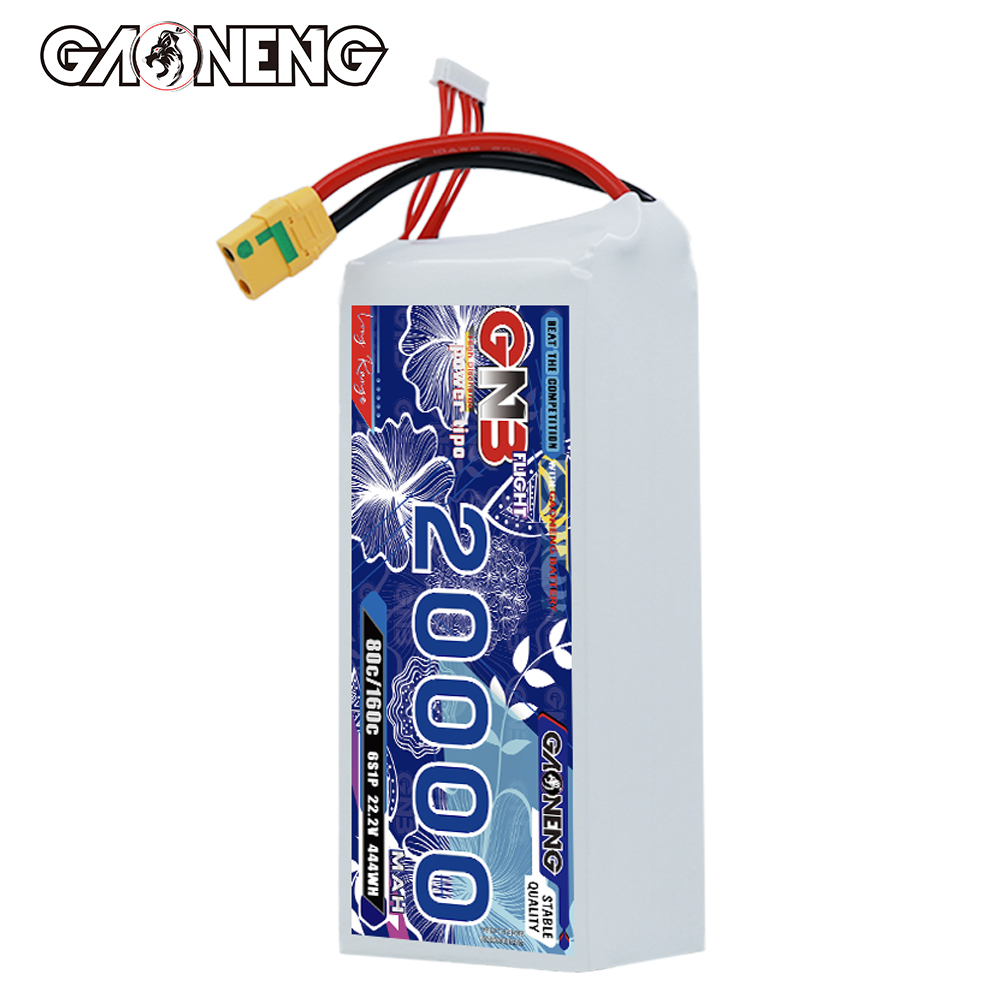 GAONENG GNB 6S1P 22.2V 20000mAh 80C RC LiPo Battery XT90S