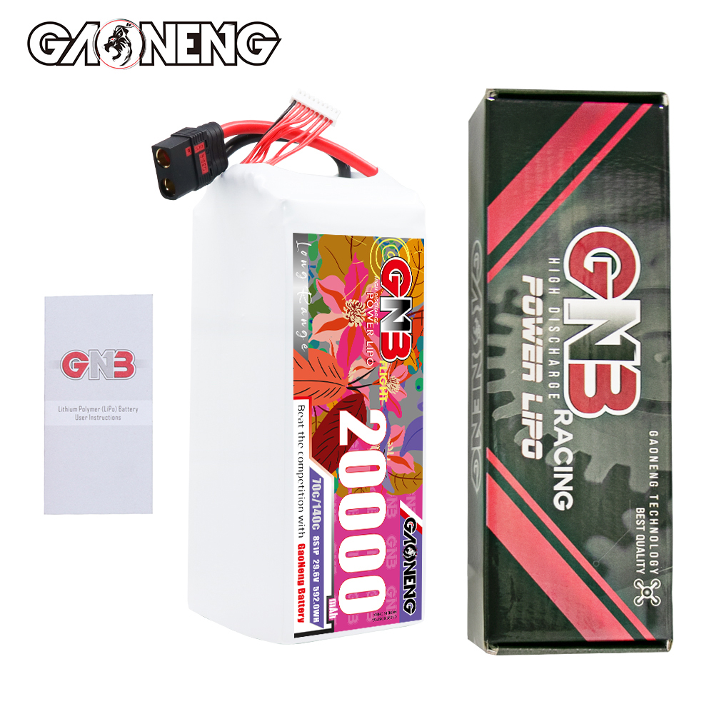 GAONENG GNB 8S1P 22.2V 20000mAh 70C RC LiPo Battery QS8