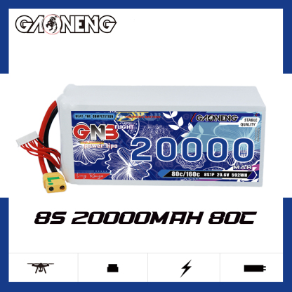 GAONENG GNB 8S1P 29.6V 20000mAh 80C RC LiPo Battery XT90S