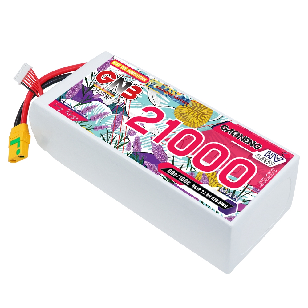 GAONENG GNB 6S 22.8V HV 21000mAh 80C RC LiPo Battery XT90S