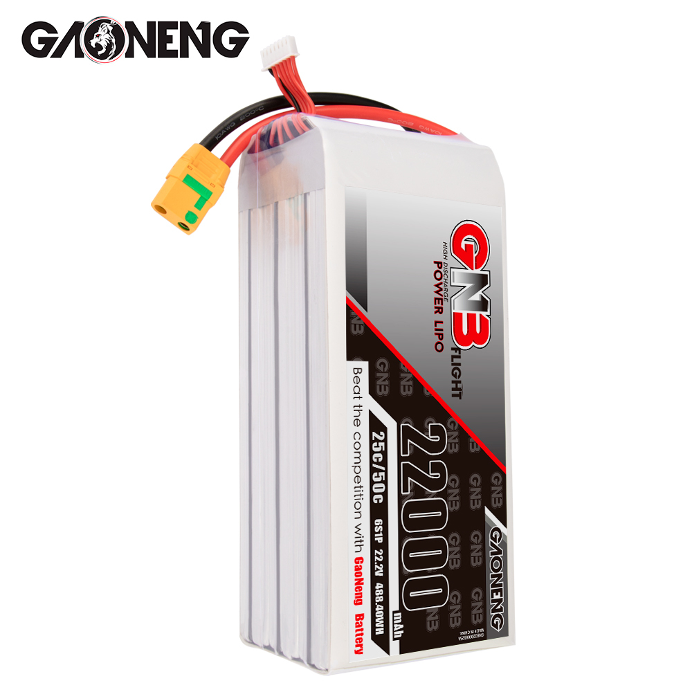 GAONENG GNB 6S 22.2V 22000MAH 25C RC LiPo Battery Aircraft Plane Drone