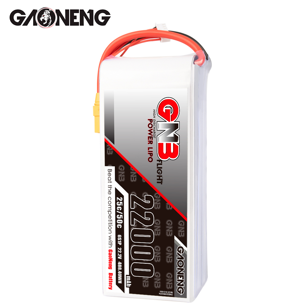 GAONENG GNB 6S1P 22.2V 22000mAh 25C RC LiPo Battery XT90