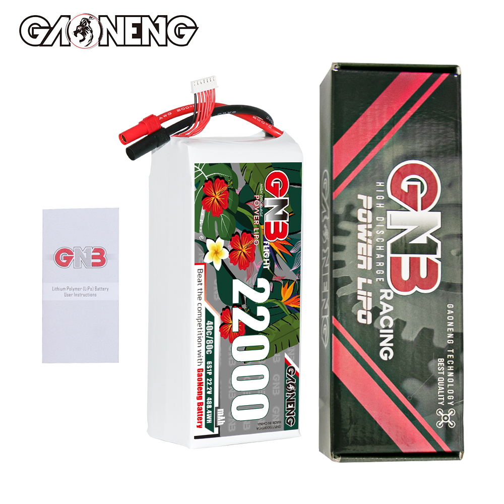 GAONENG GNB 6S1P 22.2V 22000mAh 40C RC LiPo Battery XT150