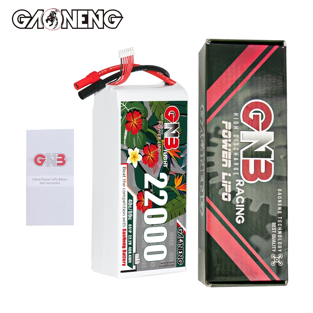 GAONENG GNB 6S1P 22.2V 22000mAh 40C RC LiPo Battery XT150