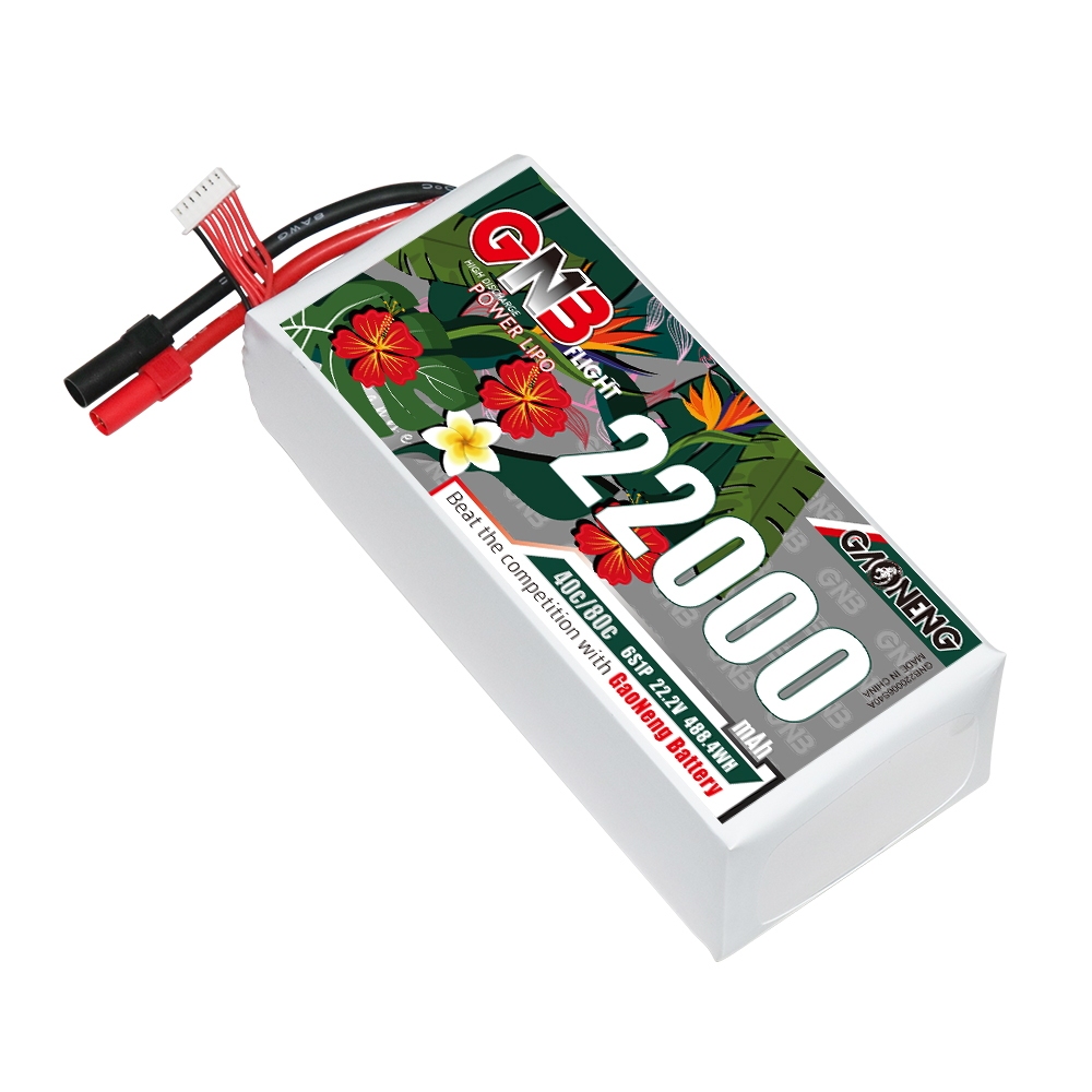 GAONENG GNB 6S1P 22.2V 22000mAh 40C RC LiPo Battery XT150