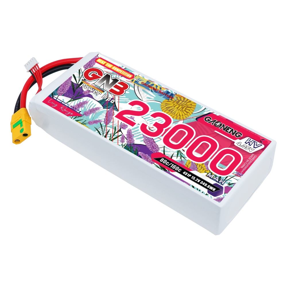 GAONENG GNB 4S 15.2V HV 23000mAh 80C RC LiPo Battery XT90S