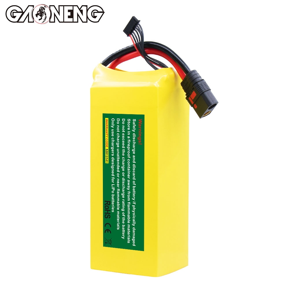 GAONENG GNB 23000mah 6S 22.2V 5C QS8 Semi Solid State Li-ion Battery 310WH/kg