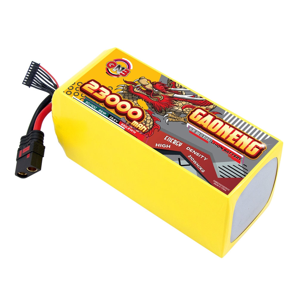GAONENG GNB 23000mah 8S 29.6V 5C QS8 Semi Solid State Li-ion Battery 310WH/kg