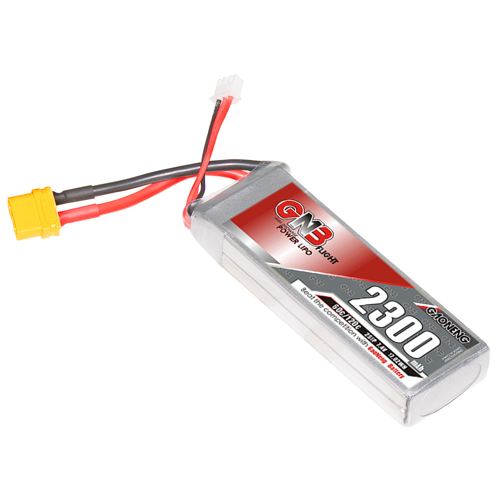 GAONENG GNB 2S 7.4V 2300mAh 60C LiPo Battery XT60 Connector