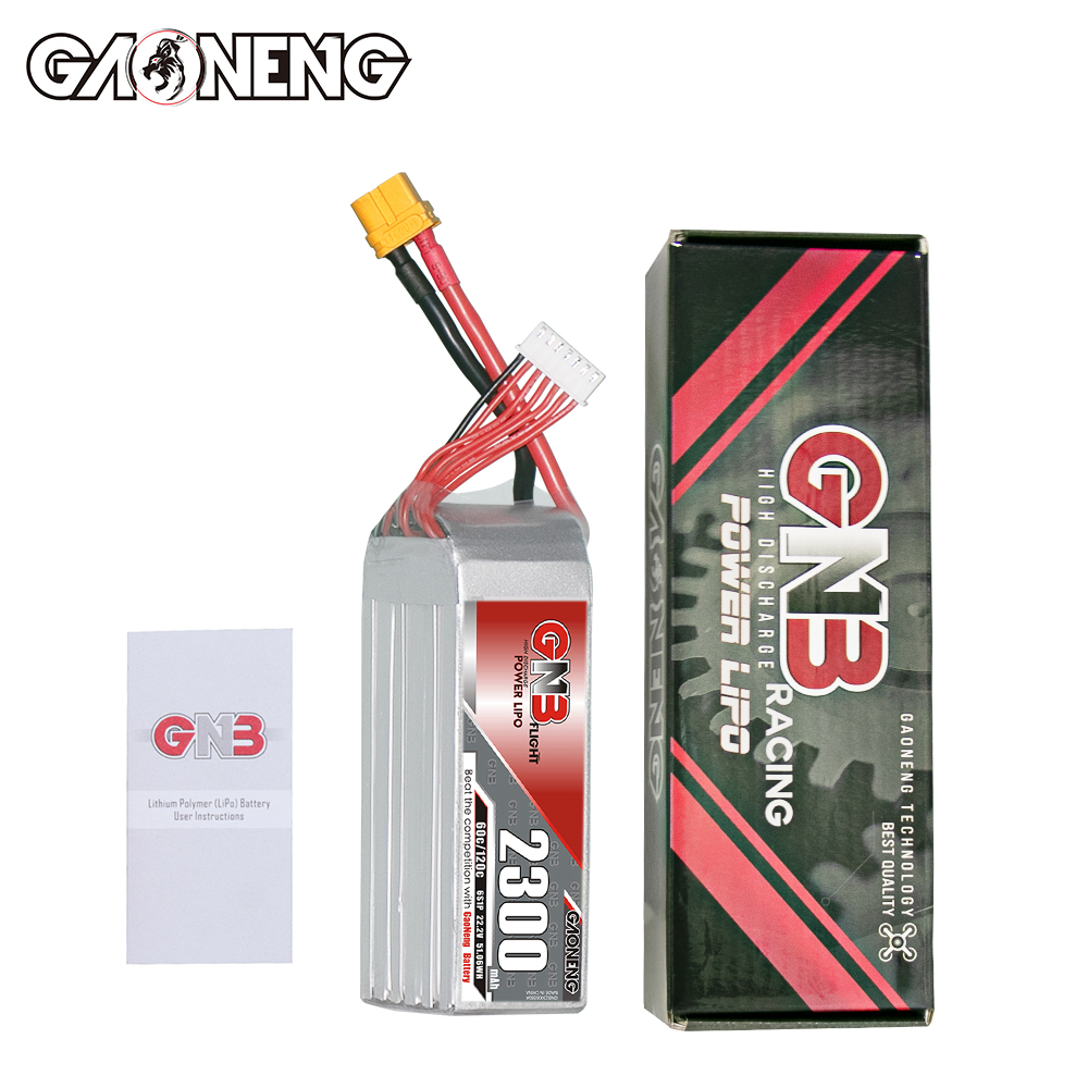 GAONENG GNB 6S 22.2V 2300mAh 60C XT60 LiPo Battery