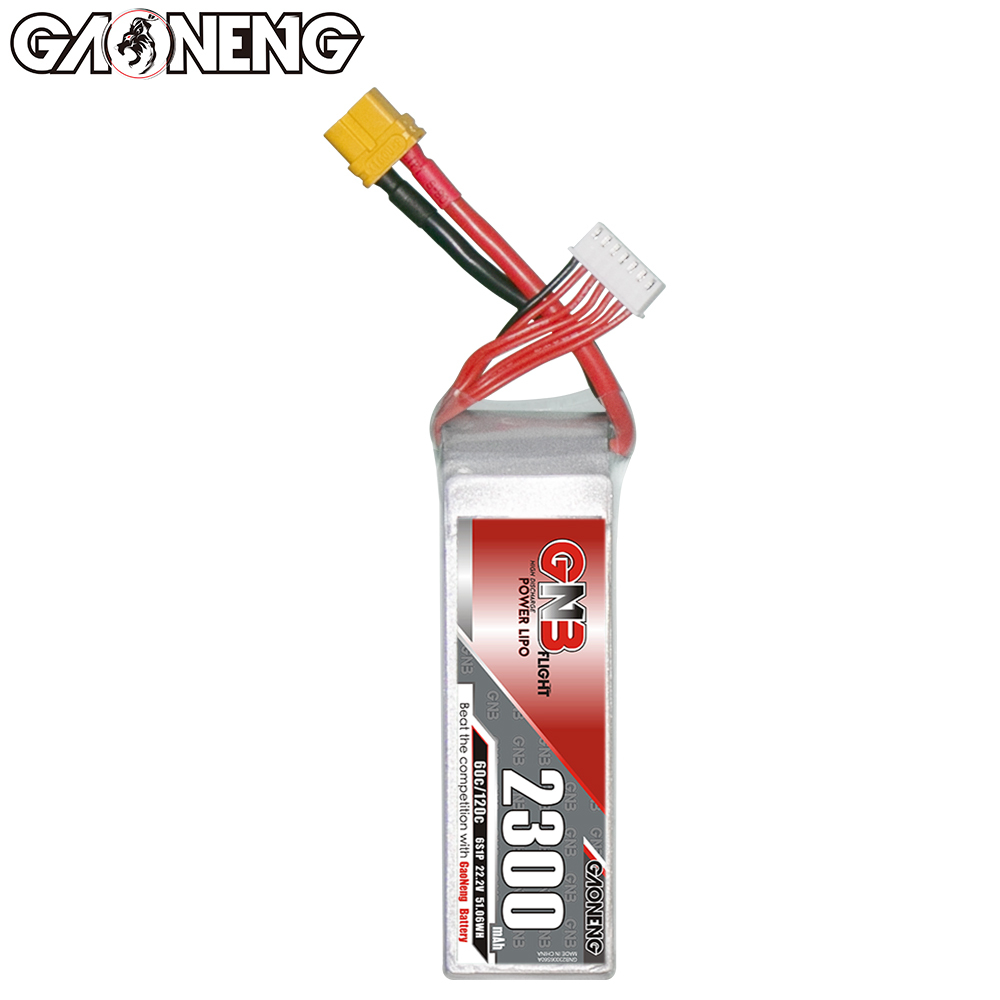 GAONENG GNB 6S 22.2V 2300mAh 60C XT60 RC LiPo Battery Drone FPV Heli