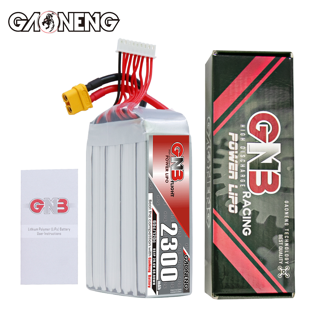 GAONENG GNB 8S 29.6V 2300mAh 60C XT60 LiPo Battery