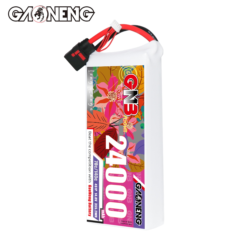 GAONENG GNB 4S1P 14.8V 24000mAh 70C RC LiPo Battery QS8