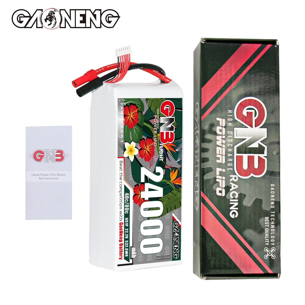 GAONENG GNB 6S1P 22.2V 24000mAh 40C RC LiPo Battery XT150