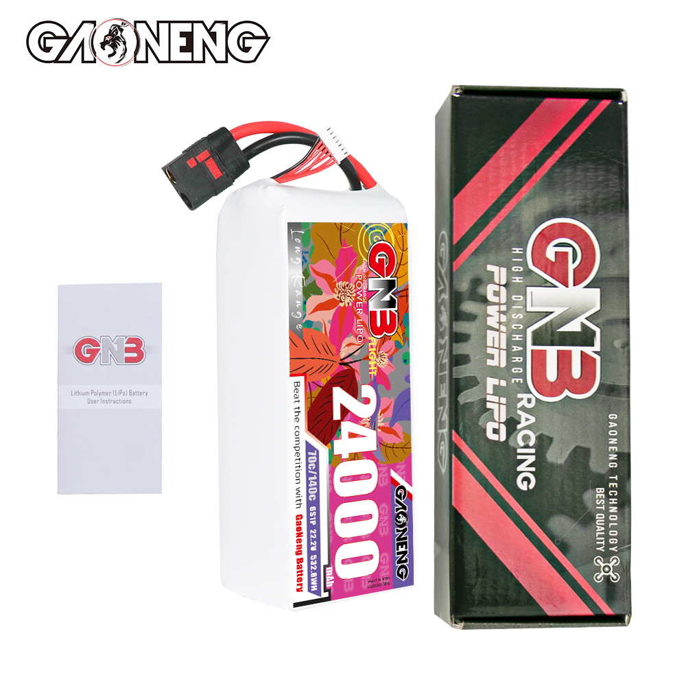 GAONENG GNB 6S1P 22.2V 24000mAh 70C RC LiPo Battery QS8