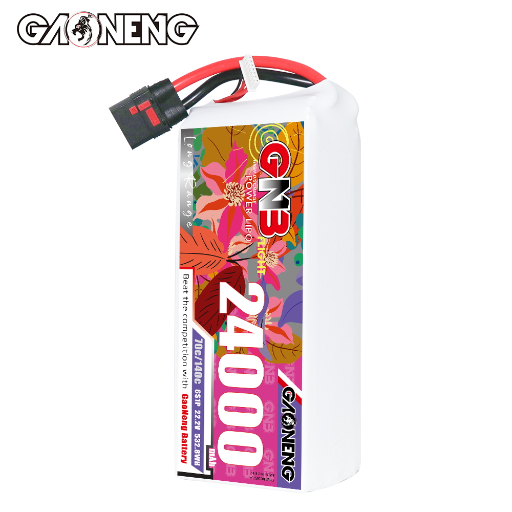 GAONENG GNB 6S1P 22.2V 24000mAh 70C RC LiPo Battery QS8