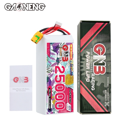 GAONENG GNB 6S 22.8V HV 25000mAh 80C RC LiPo Battery XT90S